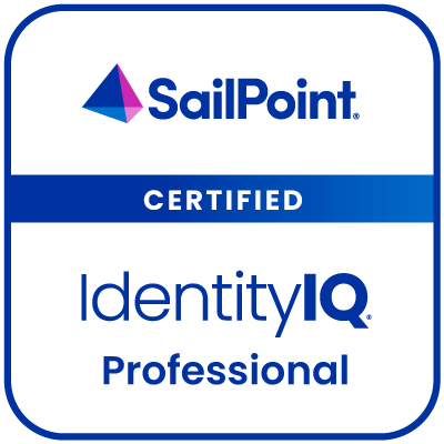 SailPoint IdentityIQ Professional Certification badge