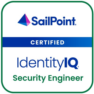 SailPoint IdentityIQ Security Engineer certification badge