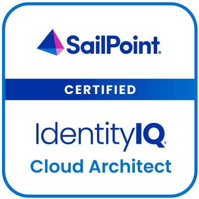 SailPoint IdentityIQ Cloud Architect certification badge
