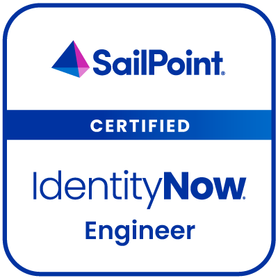 SailPoint IdentityNow Engineer Certification badge