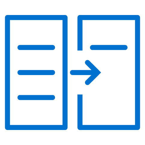 information transfer icon
