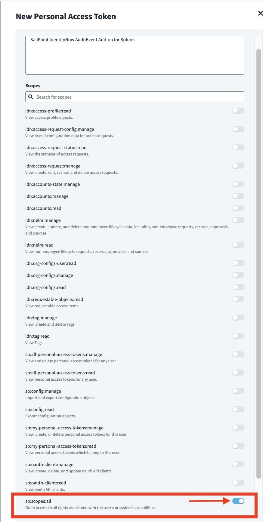 SailPoint IdentityNow AuditEvent Add-on for Splunk - Installation and User  Guide - Compass