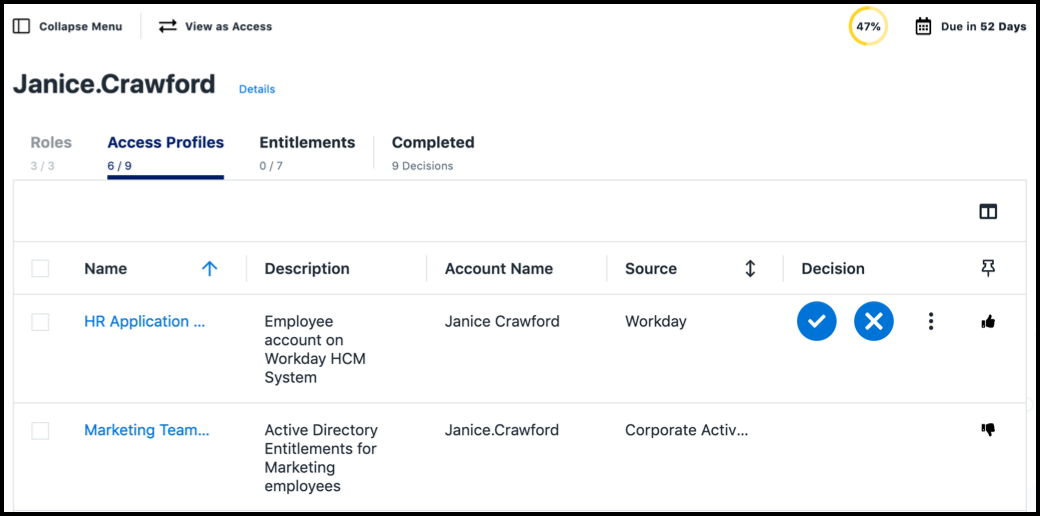 Reviewing a Certification Compass
