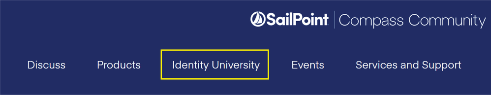 Identity University Menu.png